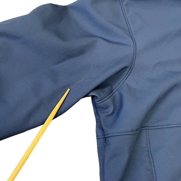 COLUMBIA Mens Ascender Softshell Front Zip Jacket Blue Collegiate Navy X-Large - Picture 8 of 12